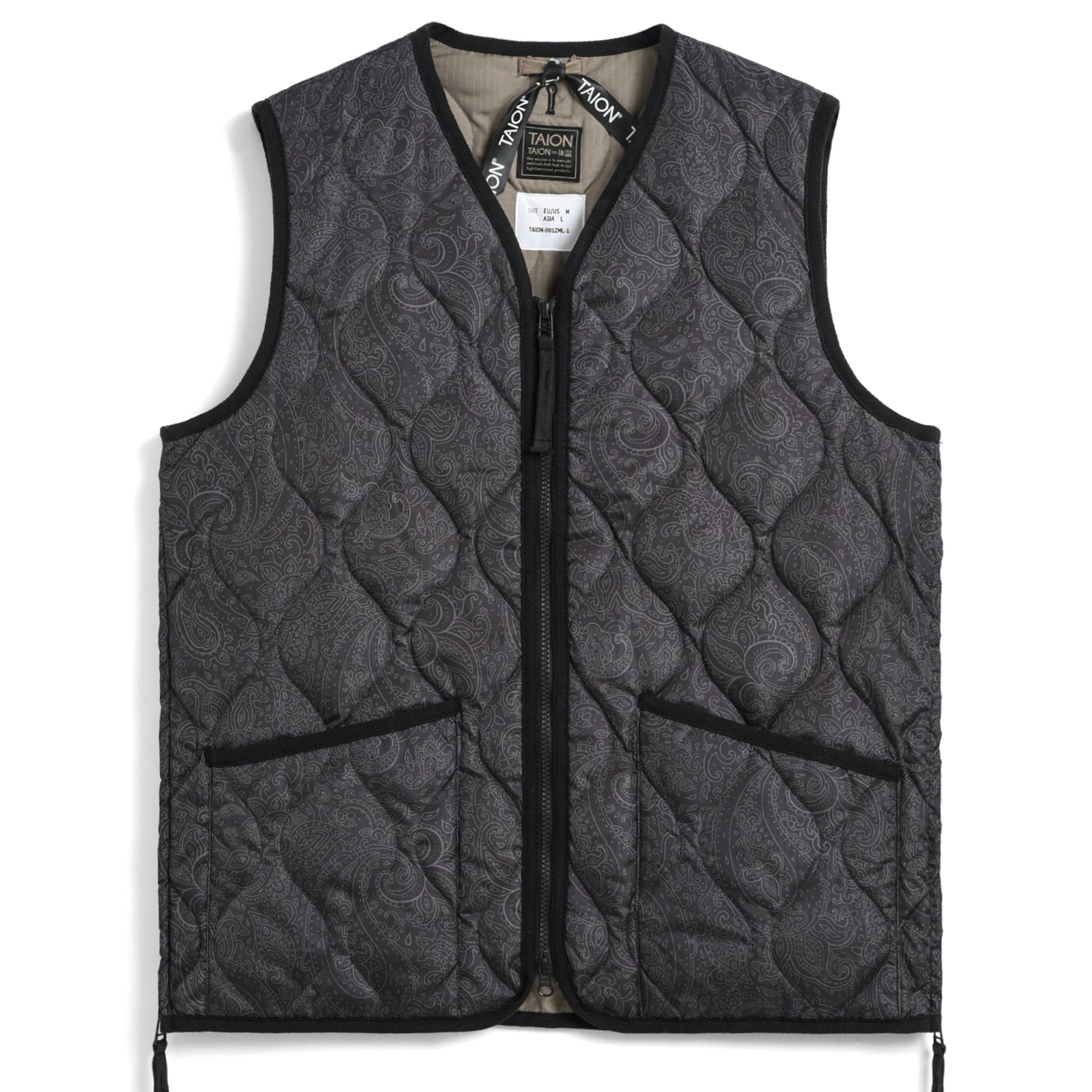 Military W-Zip Neck Down Vest (Hard Shell)