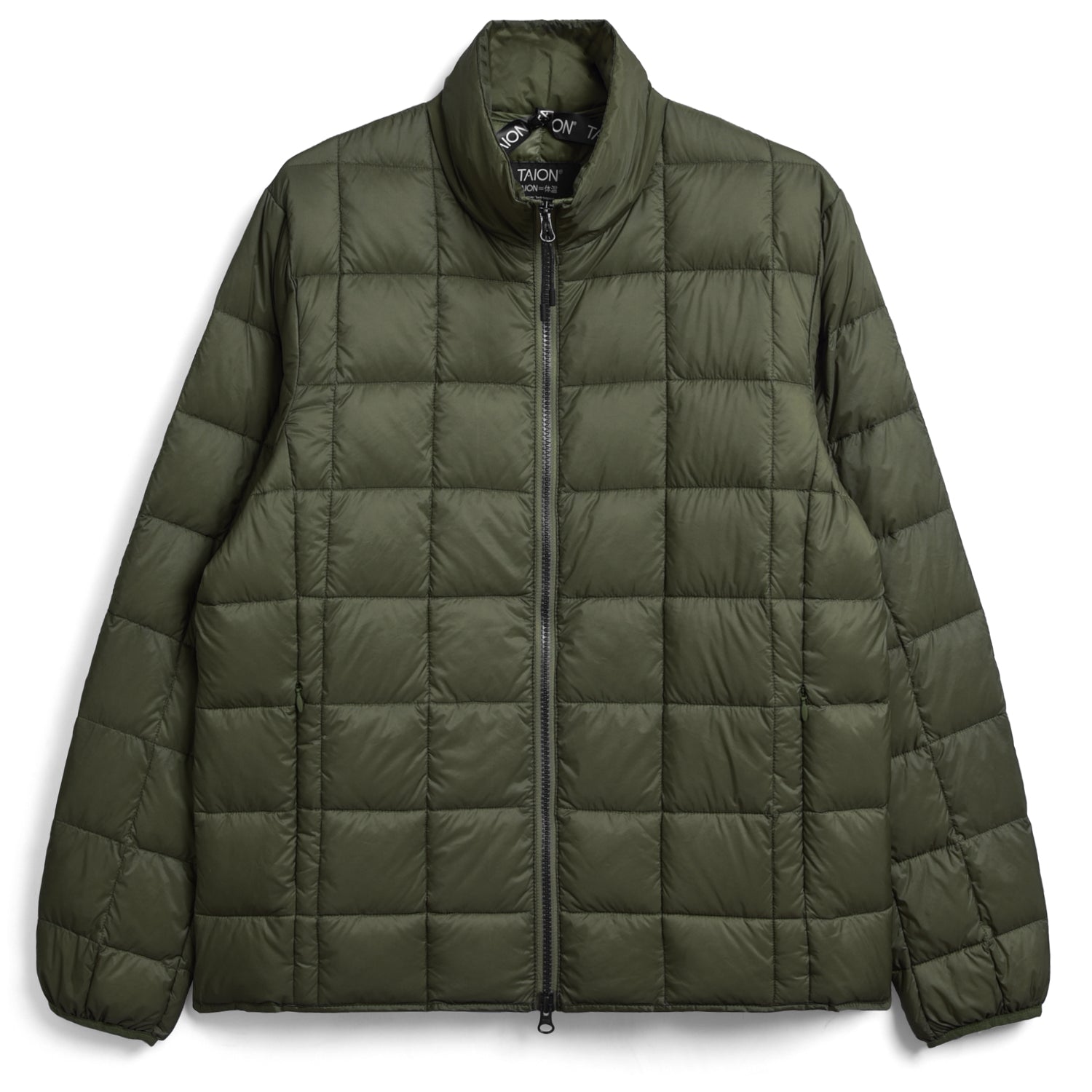 Hi Neck W-Zip Down Jacket