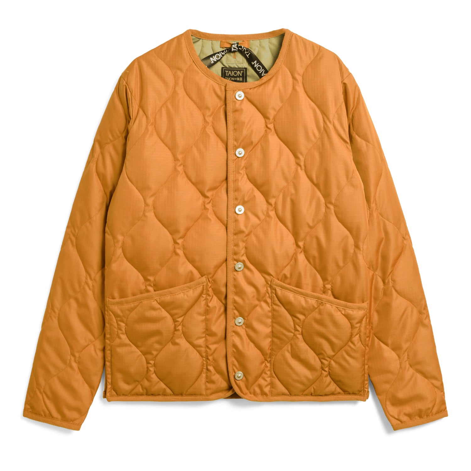 Military Crew Neck Down Jacket (Hard Shell)