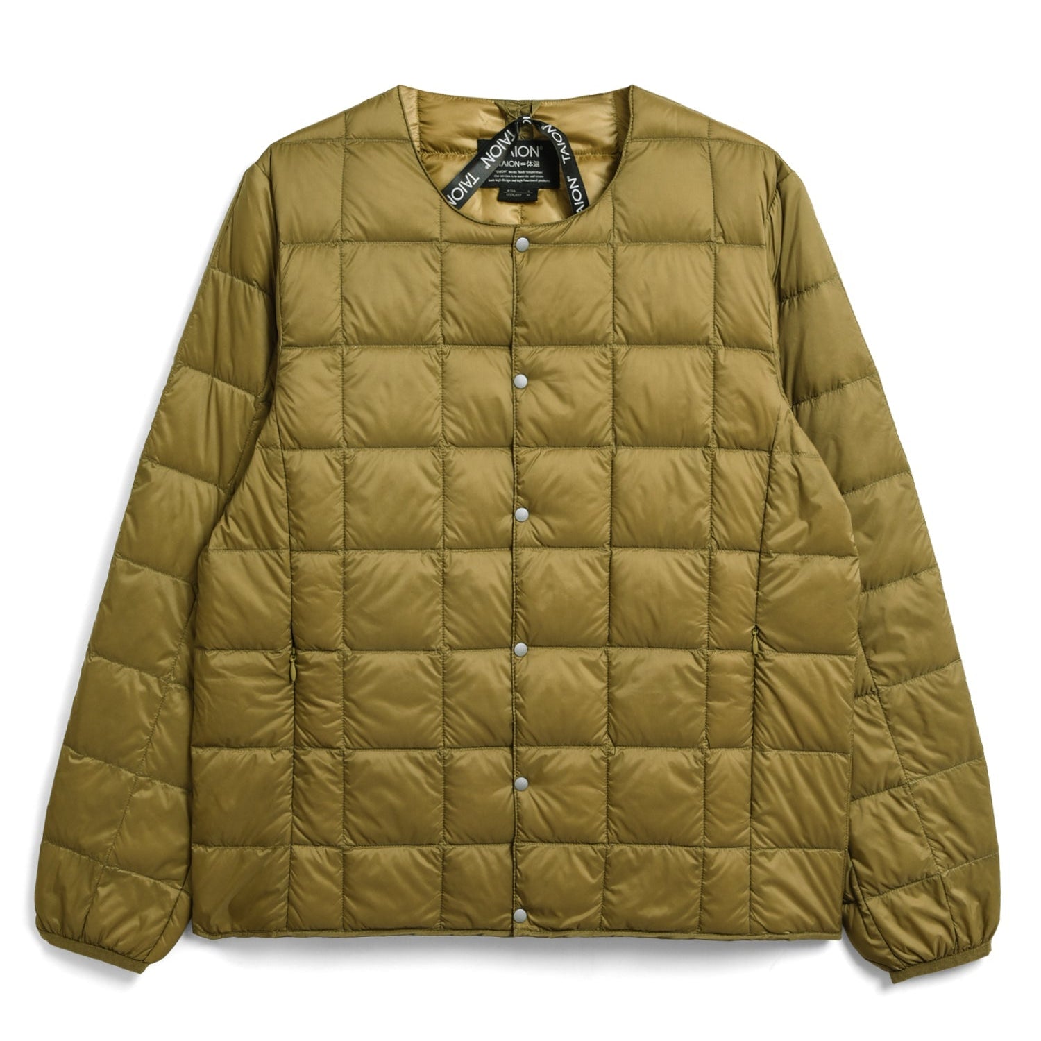 Crew Neck Button Down Jacket (Light colors)
