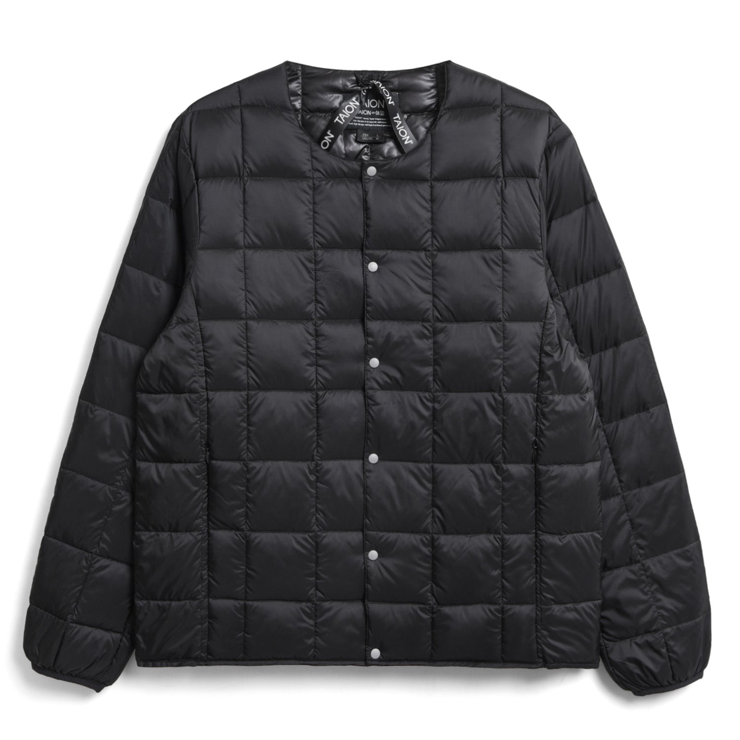 Crew Neck Button Down Jacket (Dark colors)