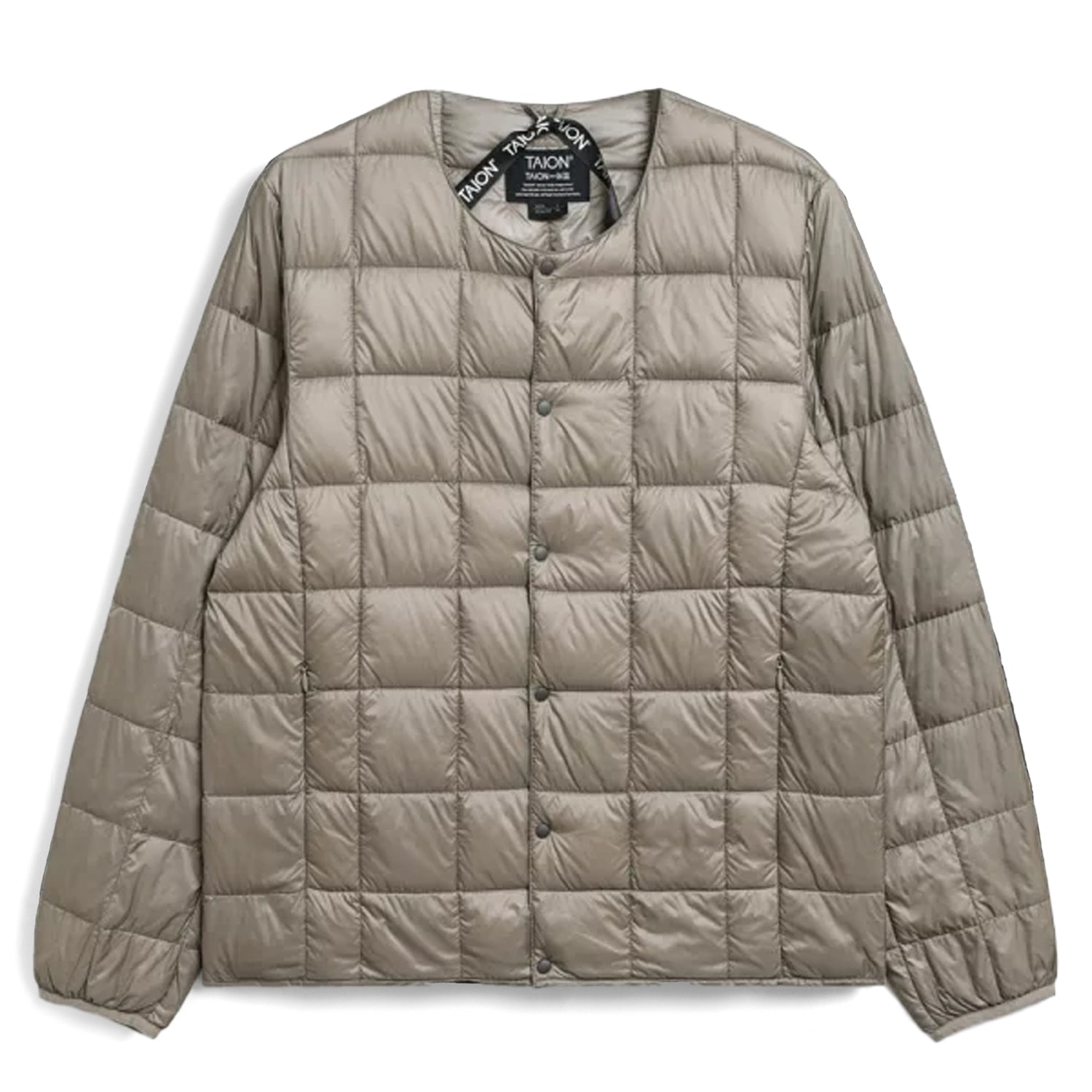 Crew Neck Button Down Jacket (Light colors)
