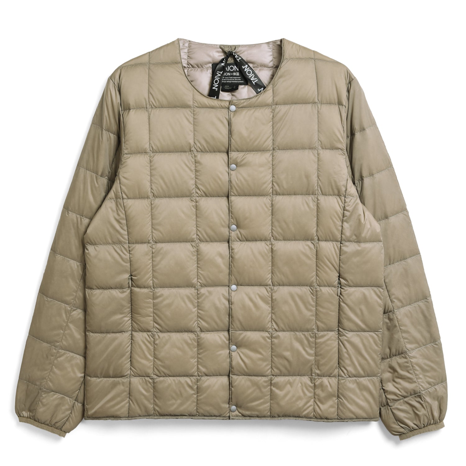 Crew Neck Button Down Jacket (Light colors)