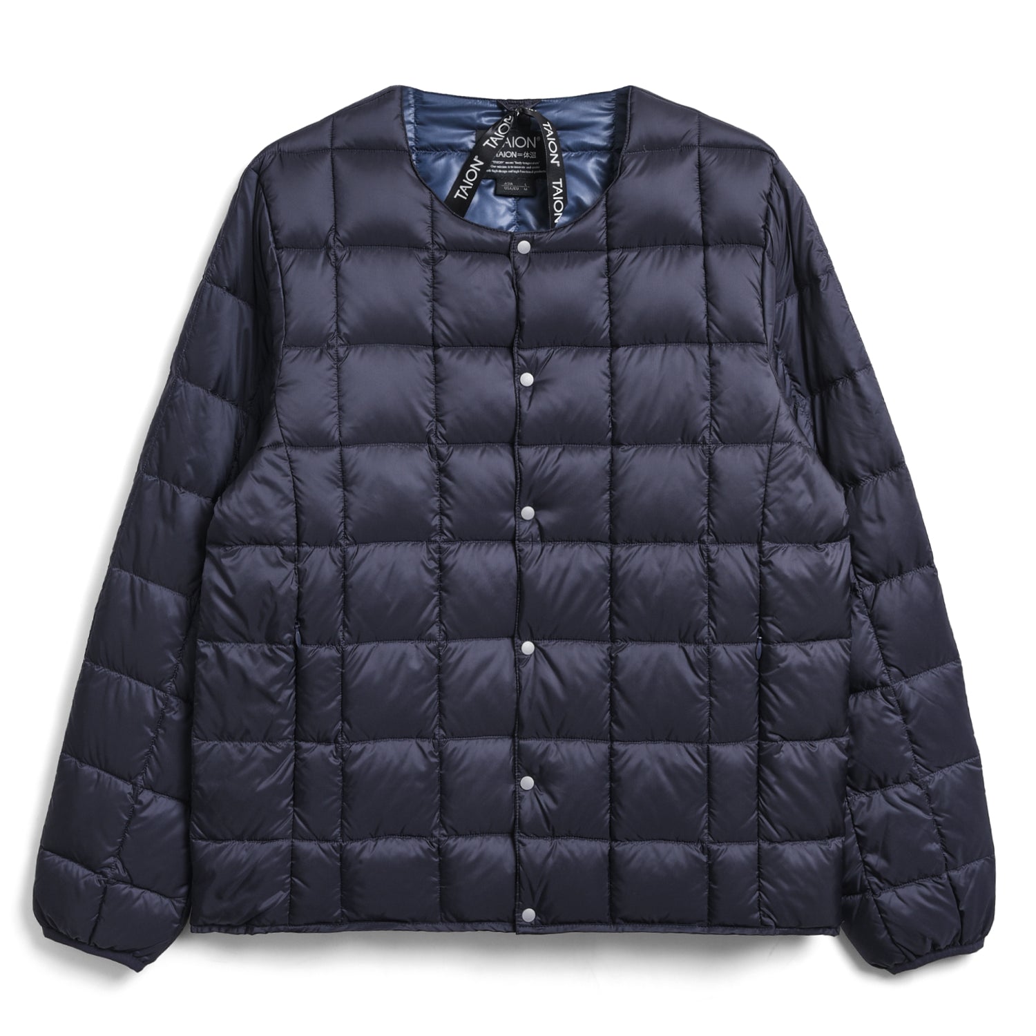 Crew Neck Button Down Jacket (Dark colors)