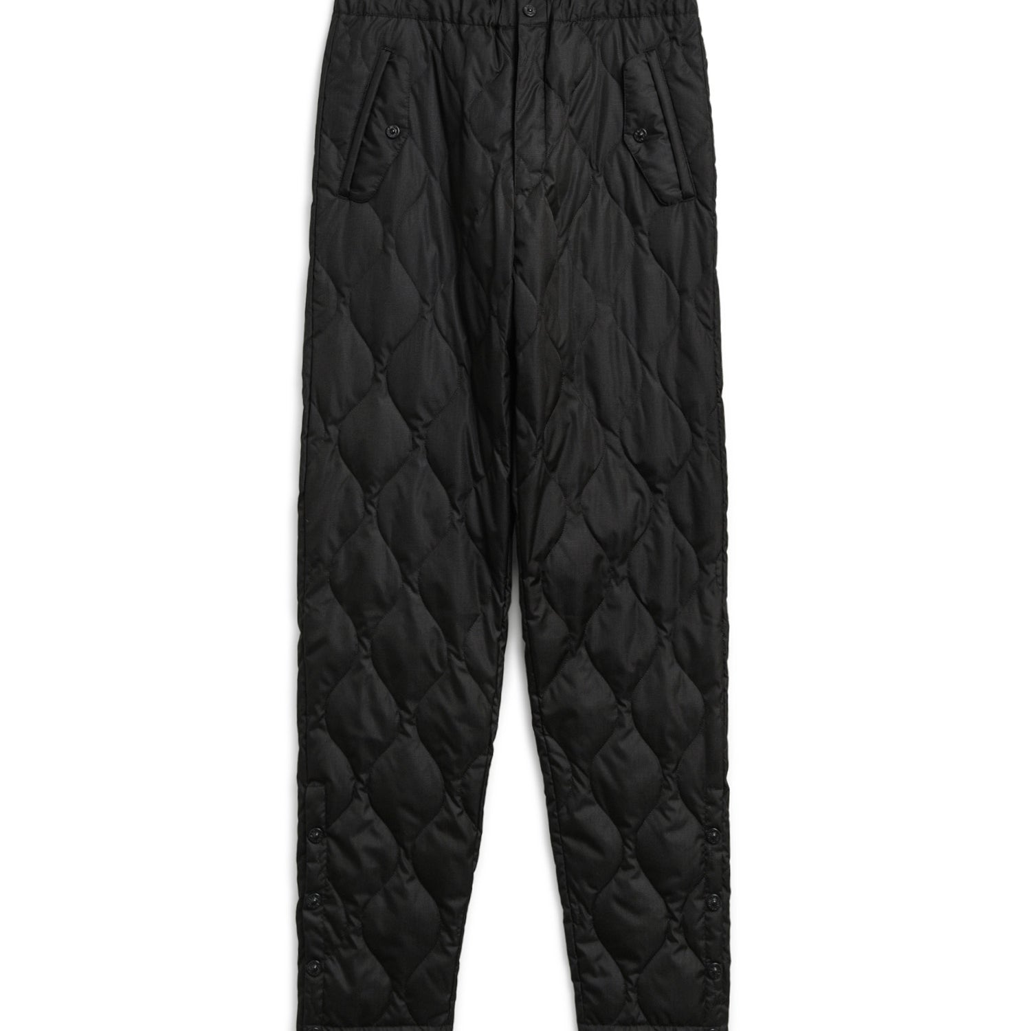 Military Button Suit Parachute Down Pants (Hard Shell)